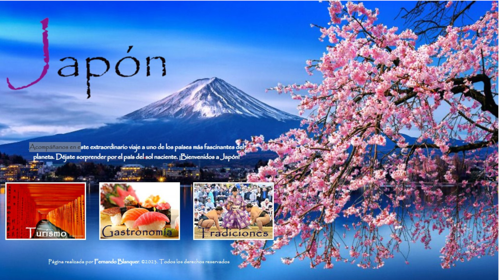 portada web japon